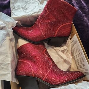 Jessica Simpson RED Zalor Booties